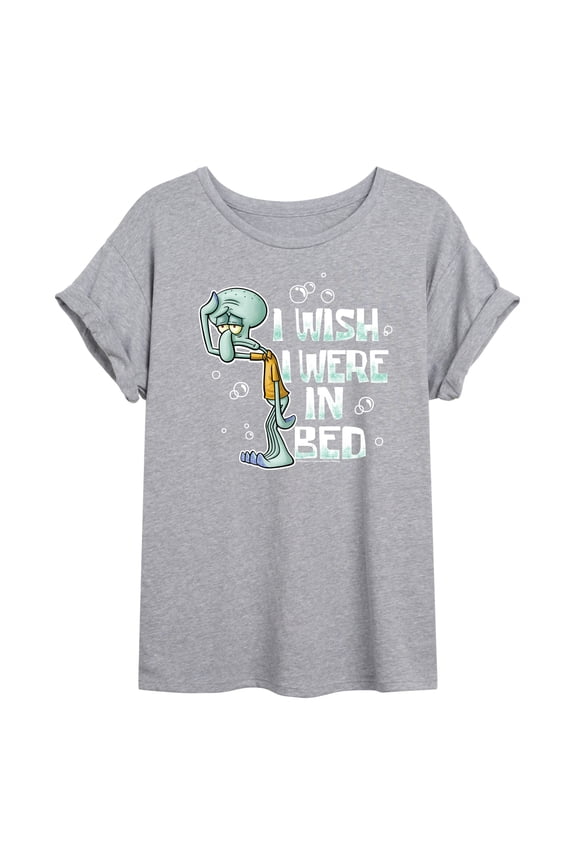 - Squidward Bed - Women's Oversized T-Shirt