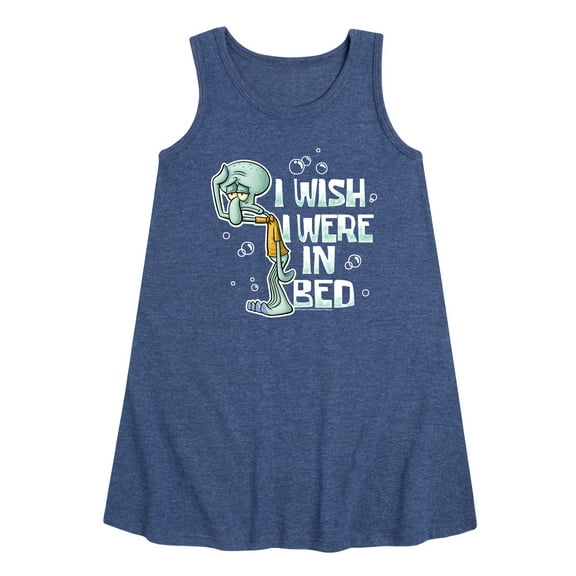 SpongeBob SquarePants - Squidward Bed - Toddler & Youth Girls A-line Dress