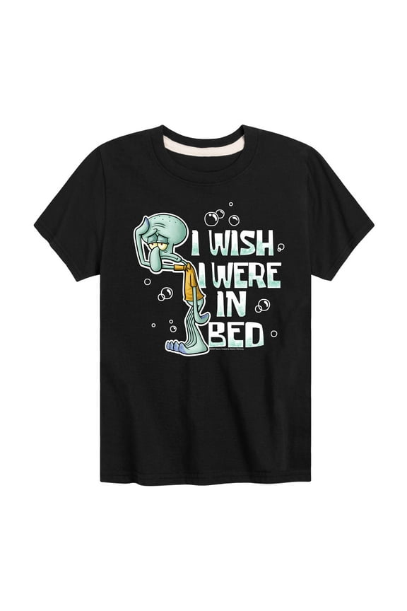 - Squidward Bed - Toddler & Youth Short Sleeve Graphic T-Shirt