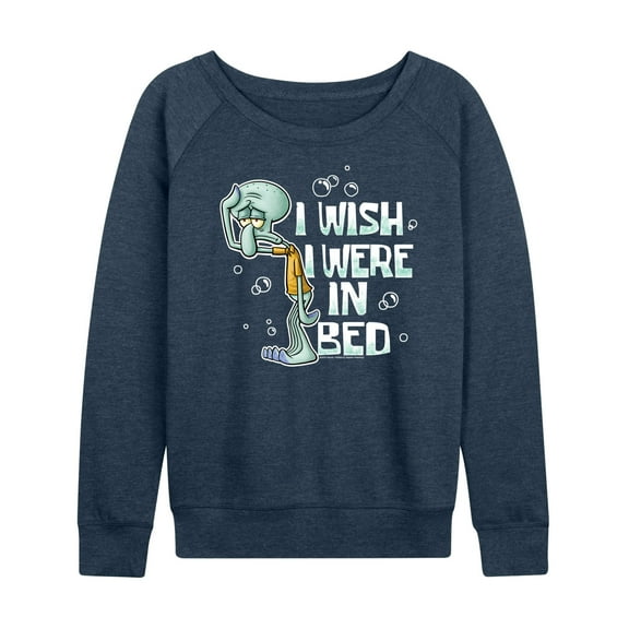 SpongeBob SquarePants - Squidward Bed - Women's Lightweight French Terry Long Sleeve Shirt