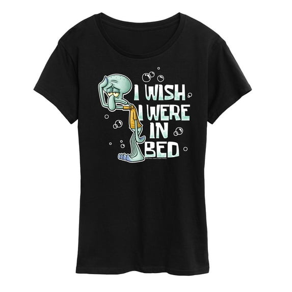 SpongeBob SquarePants - Squidward Bed - Women's Short Sleeve Graphic T-Shirt