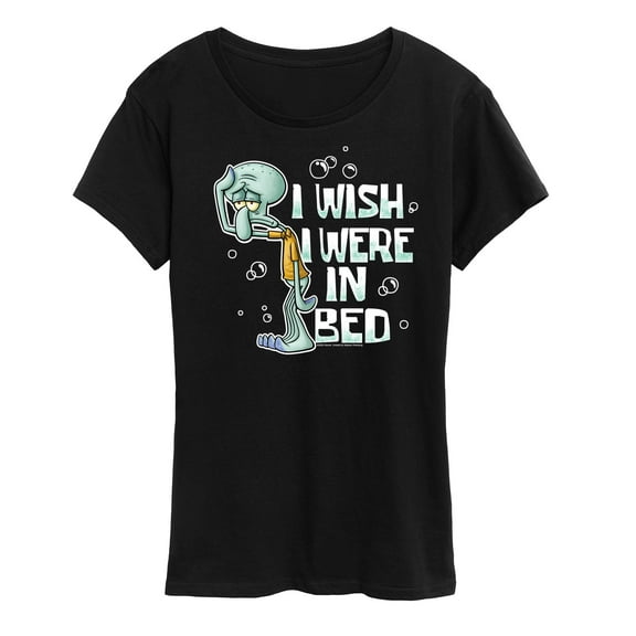 SpongeBob SquarePants - Squidward Bed - Women's Short Sleeve Graphic T-Shirt