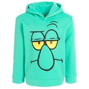 SpongeBob SquarePants Big Boys' Fleece Pullover Hoodie Teal Squidward