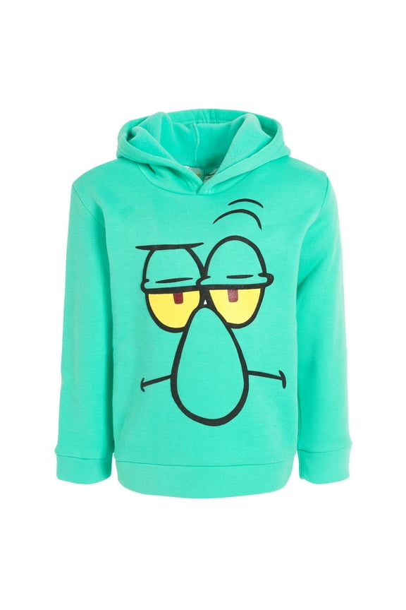 SpongeBob SquarePants Squidward Big Boys Pullover Hoodie Toddler to Big Kid