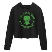 Spongebob cropped hoodie new arrivals