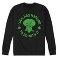 thumbnail image 1 of SpongeBob SquarePants - Squidward Luck - Men's Crew Neck Fleece Pullover, 1 of 6