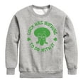 thumbnail image 1 of SpongeBob SquarePants - Squidward Luck - Toddler And Youth Crewneck Fleece Sweatshirt, 1 of 6