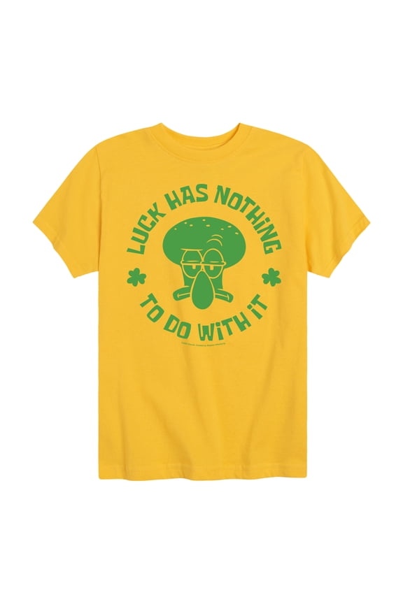 - Squidward Luck - Toddler And Youth Short Sleeve Graphic T-Shirt