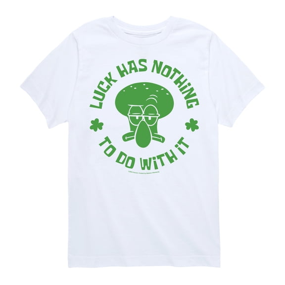 SpongeBob SquarePants - Squidward Luck - Toddler And Youth Short Sleeve Graphic T-Shirt