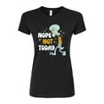thumbnail image 1 of SpongeBob SquarePants - Squidward Nope Not Today - Juniors Fitted Graphic T-Shirt, 1 of 1