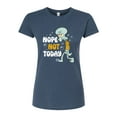 thumbnail image 1 of SpongeBob SquarePants - Squidward Nope Not Today - Juniors Fitted Graphic T-Shirt, 1 of 6