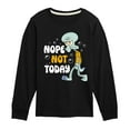 thumbnail image 1 of SpongeBob SquarePants - Squidward Nope Not Today - Toddler & Youth Long Sleeve Graphic T-Shirt, 1 of 6
