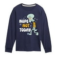 thumbnail image 1 of SpongeBob SquarePants - Squidward Nope Not Today - Toddler & Youth Long Sleeve Graphic T-Shirt, 1 of 6