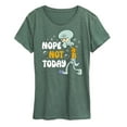 thumbnail image 1 of SpongeBob SquarePants - Squidward Nope Not Today - Women's Short Sleeve Graphic T-Shirt, 1 of 6