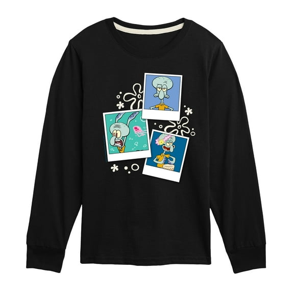 SpongeBob SquarePants - Squidward Photos - Toddler & Youth Long Sleeve Graphic T-Shirt