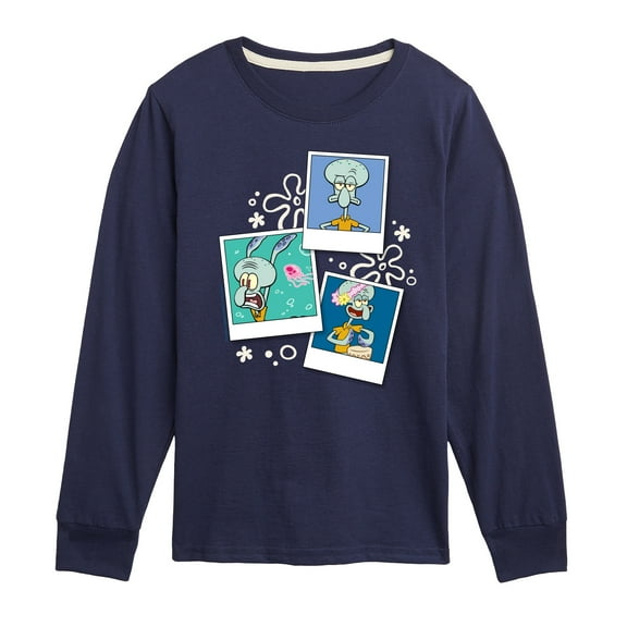 SpongeBob SquarePants - Squidward Photos - Toddler & Youth Long Sleeve Graphic T-Shirt