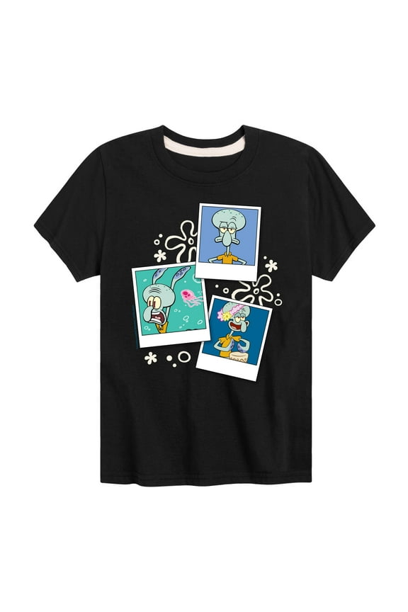 - Squidward Photos - Toddler & Youth Short Sleeve Graphic T-Shirt