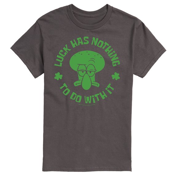 SpongeBob Squarepants - Squidward St. Patrick's Day Men's Short Sleeve Graphic T-Shirt