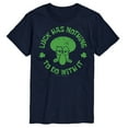 thumbnail image 1 of SpongeBob SquarePants - Squidward St. Patrick's Day - Men's Short Sleeve Graphic T-Shirt, 1 of 6