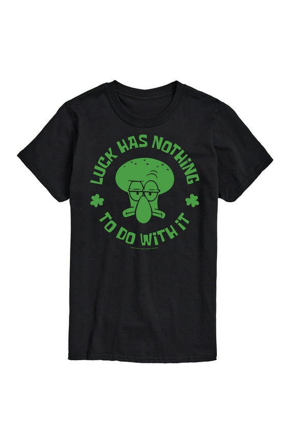 - Squidward St. Patrick's Day - Men's Short Sleeve Graphic T-Shirt