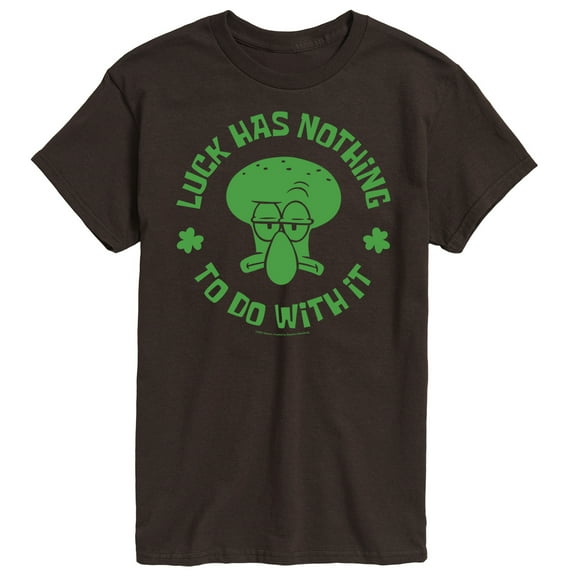 SpongeBob SquarePants - Squidward St. Patrick's Day - Men's Short Sleeve Graphic T-Shirt