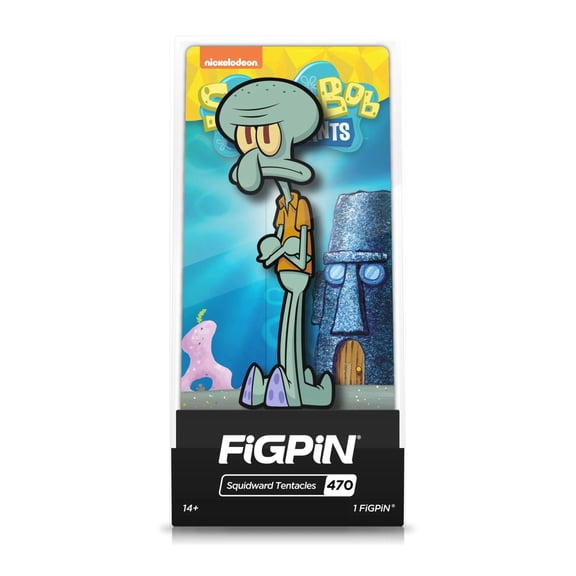 SpongeBob SquarePants Squidward Tentacles FiGPiN #470 | Classic Enamel Pin