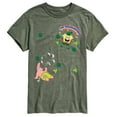 thumbnail image 1 of SpongeBob SquarePants -  St. Paddy's Faux Multi - Men's Short Sleeve Graphic T-Shirt, 1 of 5