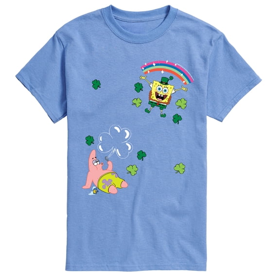 SpongeBob SquarePants -  St. Paddy's Faux Multi - Men's Short Sleeve Graphic T-Shirt