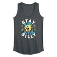 thumbnail image 1 of SpongeBob SquarePants - Stay Silly - Women's Racerback Tank, 1 of 5