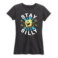 thumbnail image 1 of SpongeBob SquarePants - Stay Silly - Women's Short Sleeve Graphic T-Shirt, 1 of 5