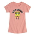 thumbnail image 1 of SpongeBob SquarePants - Stay Weird - Toddler and Youth Girls Short Sleeve T-Shirt, 1 of 5