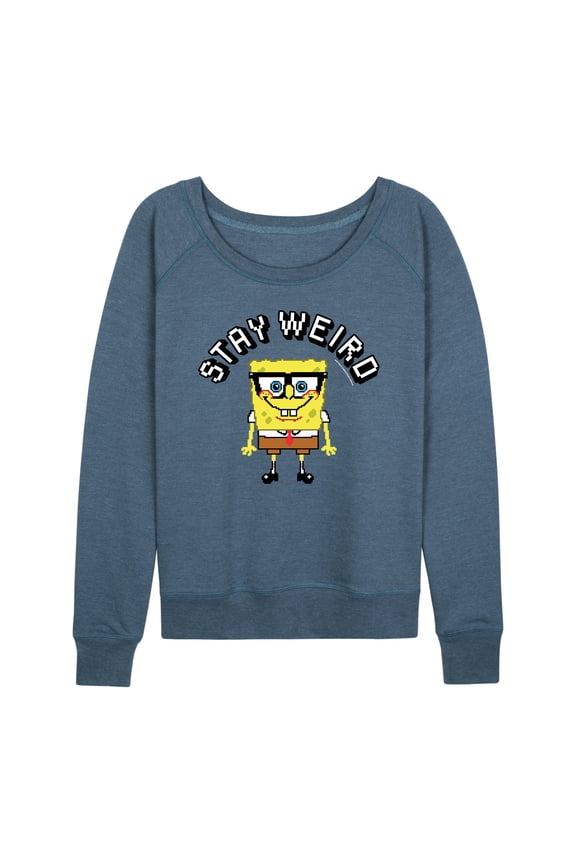 - Stay Weird - Women's Lightweight French Terry Long Sleeve Shirt