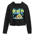thumbnail image 1 of SpongeBob SquarePants - Stretch Pose - Juniors Cropped Pullover Hoodie, 1 of 6
