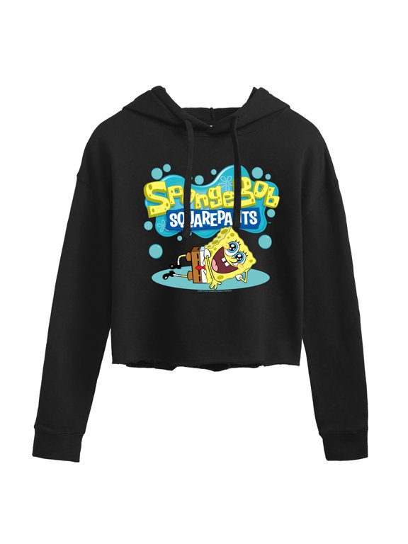 - Stretch Pose Women's Cropped Graphic Hoodie