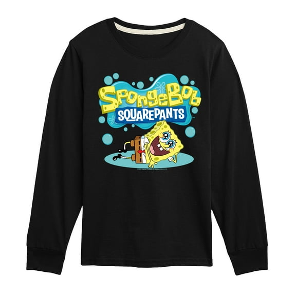 SpongeBob SquarePants - Stretch Pose - Toddler & Youth Long Sleeve Graphic T-Shirt
