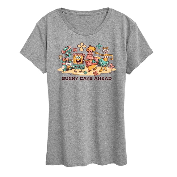 SpongeBob SquarePants - Sunny Days Ahead - Women's Short Sleeve Graphic T-Shirt