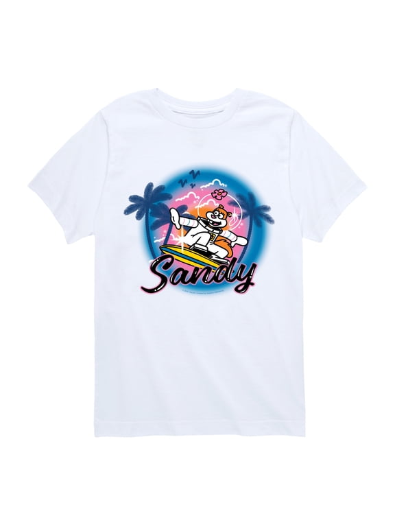 - Surfing Sandy Boys' Short Sleeve Graphic T-Shirt