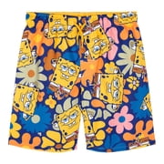 SpongeBob SquarePants Swim Trunks Bathing Suit UPF 50+ Little Kid to Big Kid