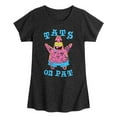 thumbnail image 1 of SpongeBob SquarePants - Tats On Pat - Toddler & Youth Girls Short Sleeve Graphic T-Shirt, 1 of 6