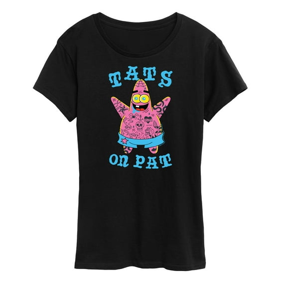 SpongeBob SquarePants - Tats On Pat - Women's Short Sleeve Graphic T-Shirt