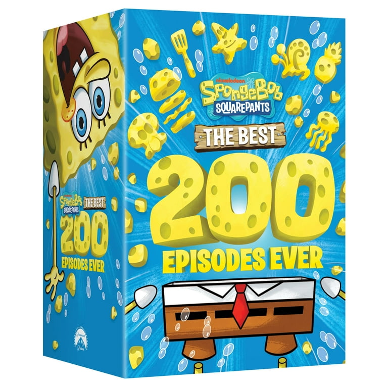 SpongeBob SquarePants: The Best 200 Episodes Ever! (DVD) - Walmart.com