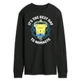 thumbnail image 1 of SpongeBob SquarePants - The Best Day To Namaste - Men's Long Sleeve T-Shirt, 1 of 6
