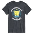 thumbnail image 1 of SpongeBob SquarePants - The Best Day To Namaste - Men's Short Sleeve Graphic T-Shirt, 1 of 6