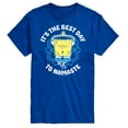 thumbnail image 1 of SpongeBob SquarePants - The Best Day To Namaste - Men's Short Sleeve Graphic T-Shirt, 1 of 6
