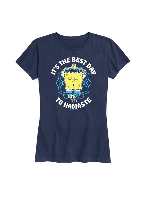 SpongeBob SquarePants - The Best Day To Namaste - Women's Short Sleeve Graphic T-Shirt