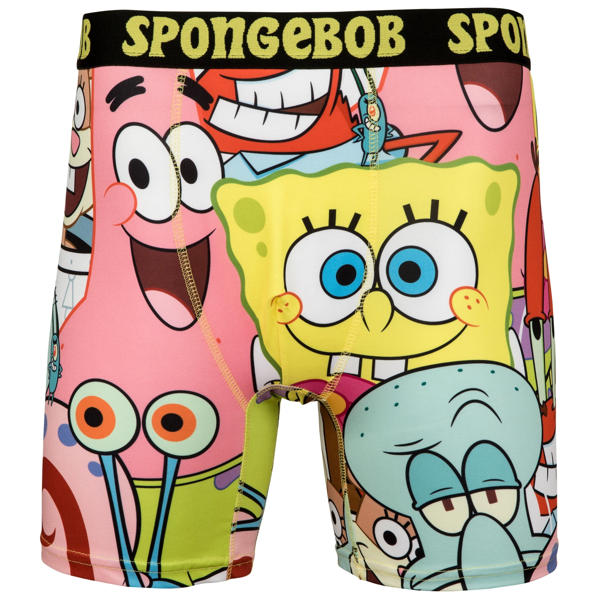 SpongeBob SquarePants The Gang's All Here Boxer Briefs-Small