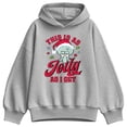 thumbnail image 1 of SpongeBob SquarePants - This Is As Jolly As I Get - Women's Oversized Fleece Hoodie Sweatshirt, 1 of 4