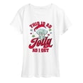 thumbnail image 1 of SpongeBob SquarePants - This Is As Jolly As I Get - Women's Short Sleeve Graphic T-Shirt, 1 of 5