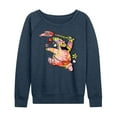 thumbnail image 1 of SpongeBob SquarePants - Tie Dye Patrick - Women's Lightweight French Terry Long Sleeve Shirt, 1 of 6