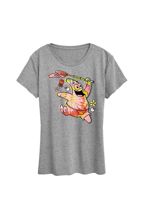 - Tie Dye Patrick - Women's Short Sleeve Graphic T-Shirt